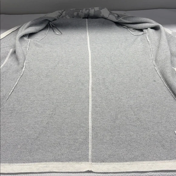 Rachel Zoe Full Zip Sweater Grey Medium - Picture 4 of 10